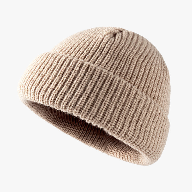 Wholesale Autumn and Winter Knitted Hats Woolen Hats Warm and Brimless Cold Hats